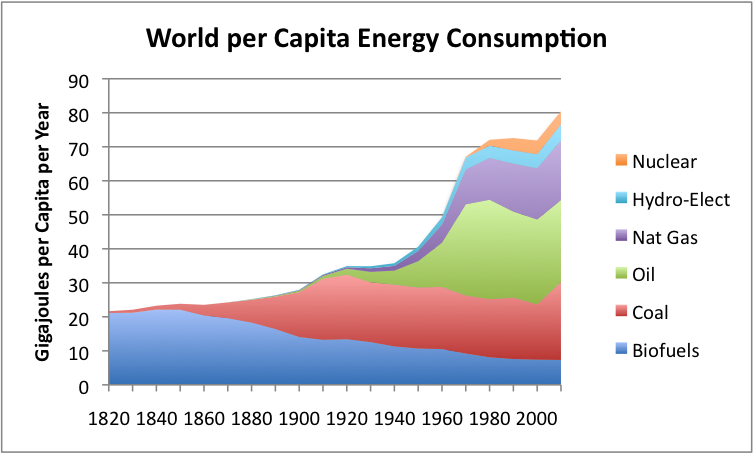 The energy per capital consumption.