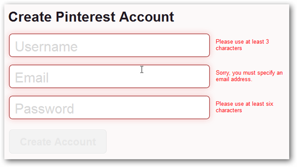 The Basic Information Required for Account Registration