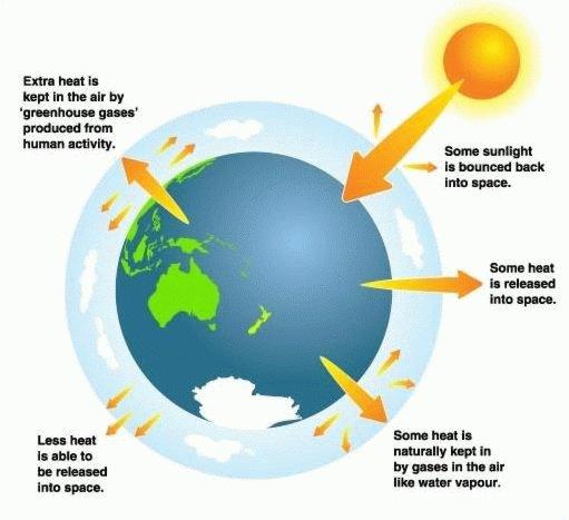 Effects of greenhouse gases.