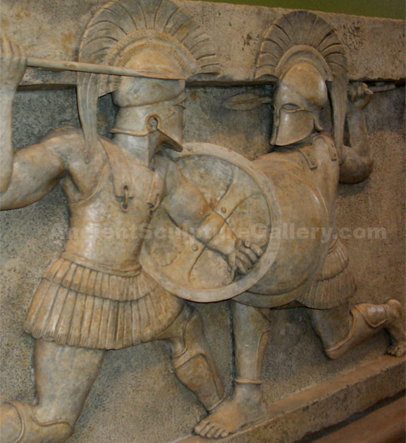 Greek Spartan warriors