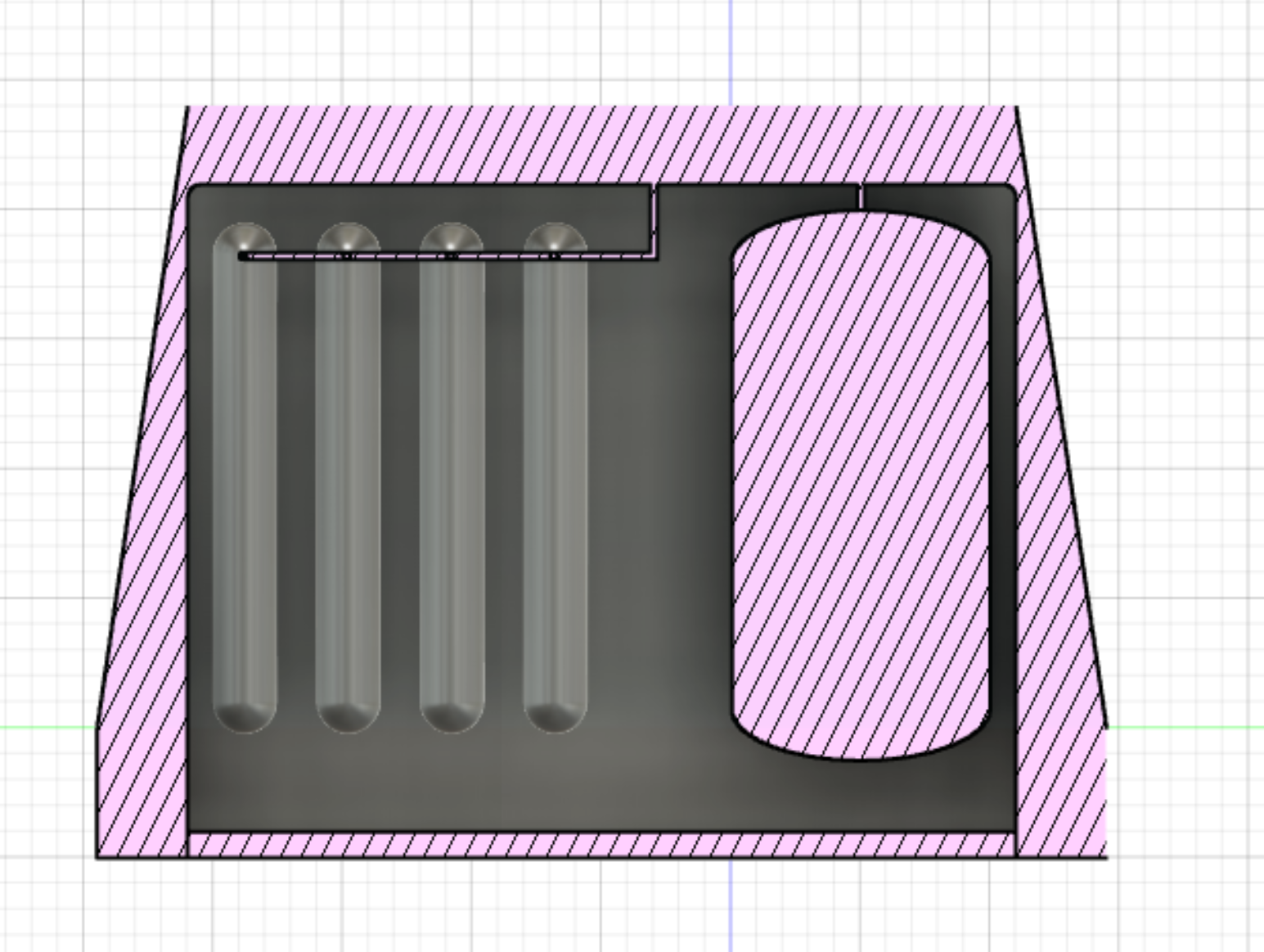 Detailed cross-section view.