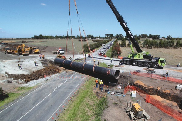  construction of the plant in progress