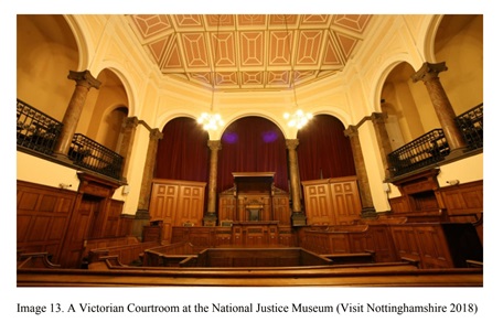 A Victorian Courtroom at the National Justice Museum