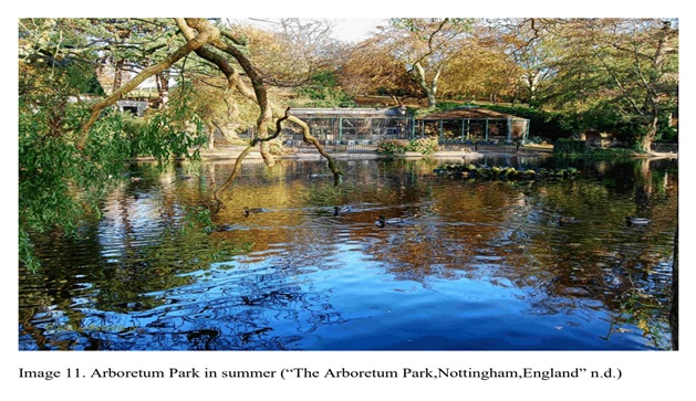 Arboretum Park in summer