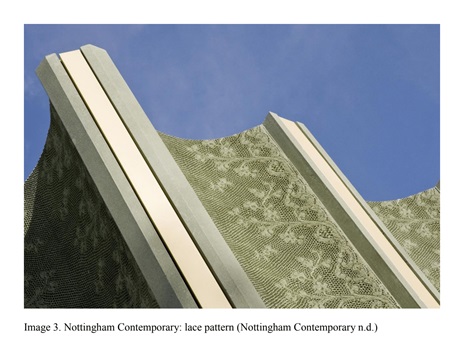 Nottingham Contemporary: Lace pattern 