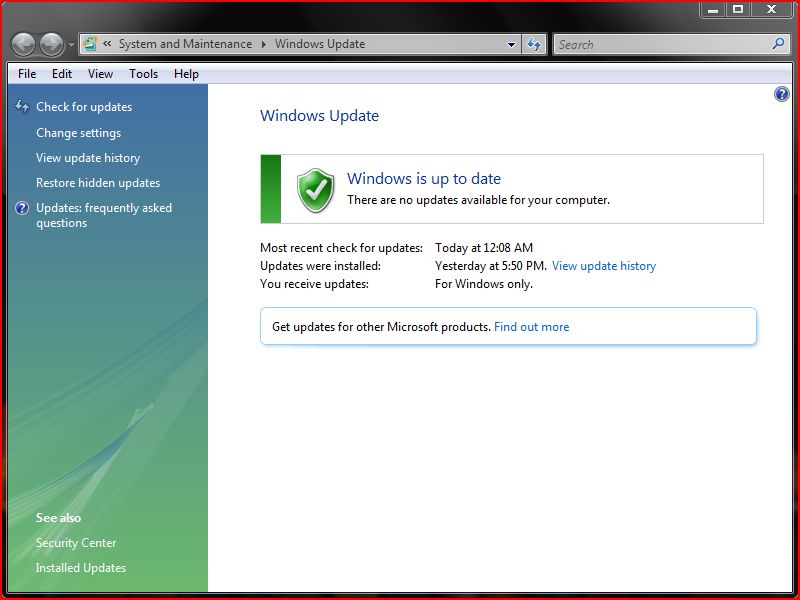 Windows Update (Vista).