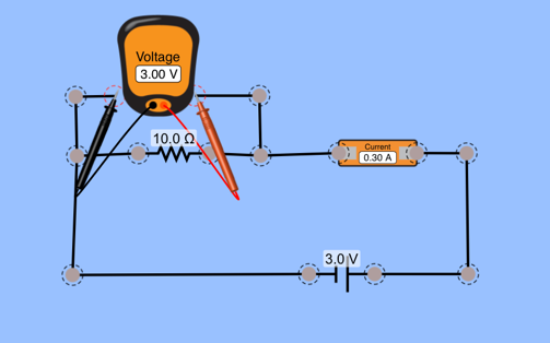 Wiring diagram for Table 2 with 3.0 V